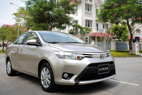 Toyota Vios, mẫu xe bán chạy hàng đầu của hãng xe Nhật tại Việt Nam. 