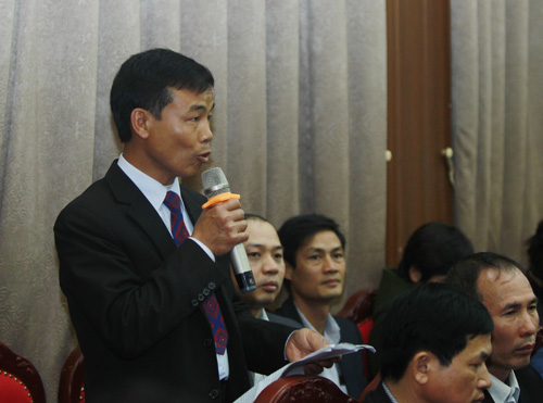 Ông Nguyễn Văn Luân, xã Cổ Đông, thị xã Sơn Tây. Ảnh: Nguyễn Hùng.
