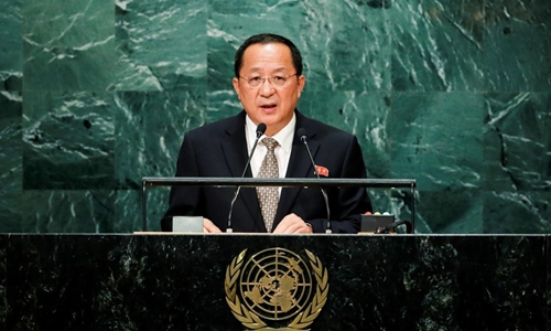 Ngoại trưởng Triều Tiên Ri Yong-ho. Ảnh: Reuters.