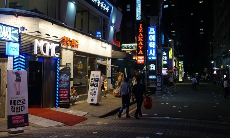 Một cơ sở room salon tại Hàn Quốc. Ảnh: SCMP.