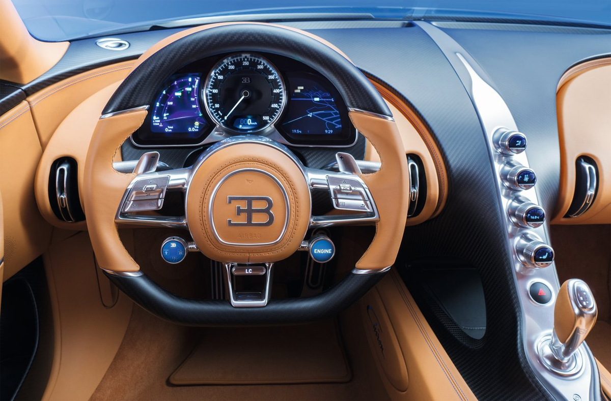 Các khe gió dọc đặc trưng của Bugatti trên mẫu Chiron. Ảnh: Bugatti