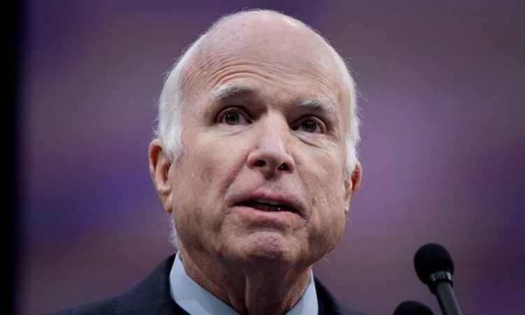 John McCain tại Pennsylvania ngày tháng 10/2017. Ảnh: Reuters.