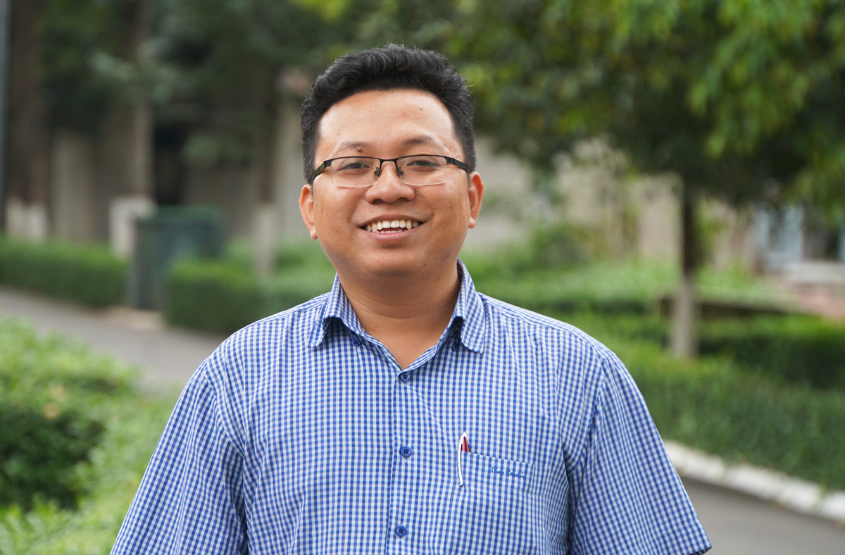 PGS Lê Minh Triết, người trẻ nhất được công nhận chức danh Phó giáo sư năm 2020. Ảnh: Mạnh Tùng.