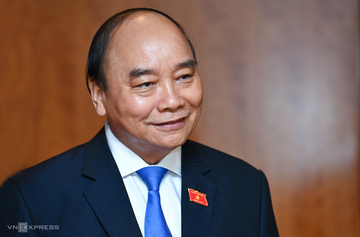 Tân Chủ tịch nước Nguyễn Xuân Phúc. Ảnh: Giang Huy