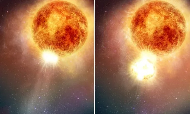 Mô phỏng sao khổng lồ đỏ Betelgeuse. Ảnh: NASA.