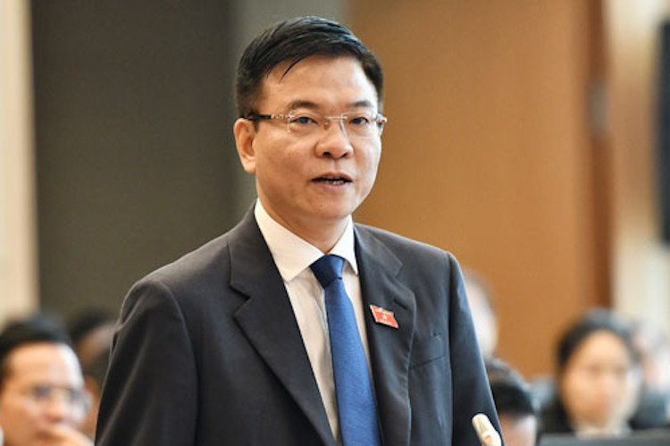 Bộ trưởng Tư pháp Lê Thành Long. Ảnh: Hoàng Phong