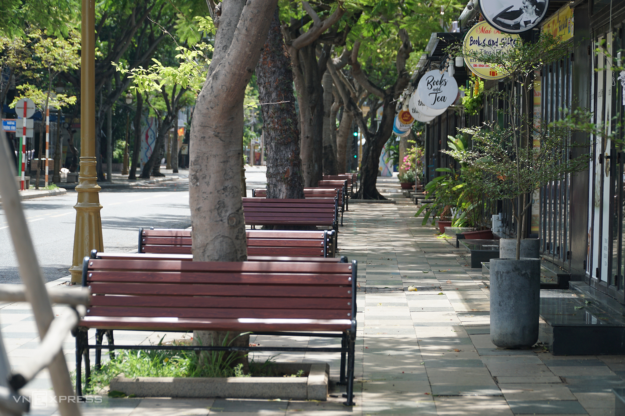 Social distancing measures empty famous resort town in southern Vietnam