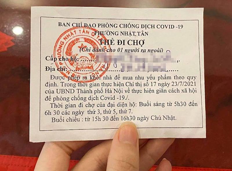 Hà Nội sẽ phát phiếu đi chợ toàn thành phố - Vimarsana News