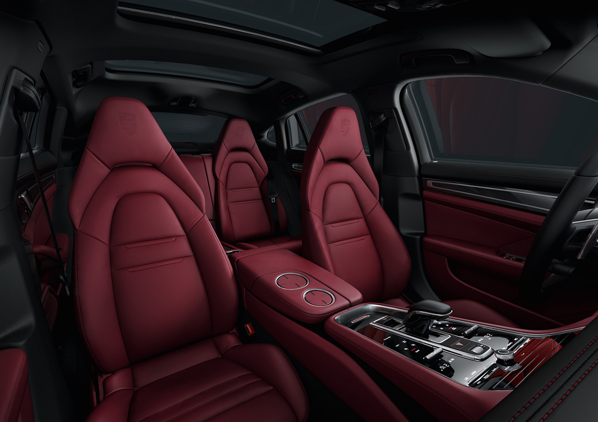 Interior Porsche Panamera upgraded version with sporty personality.