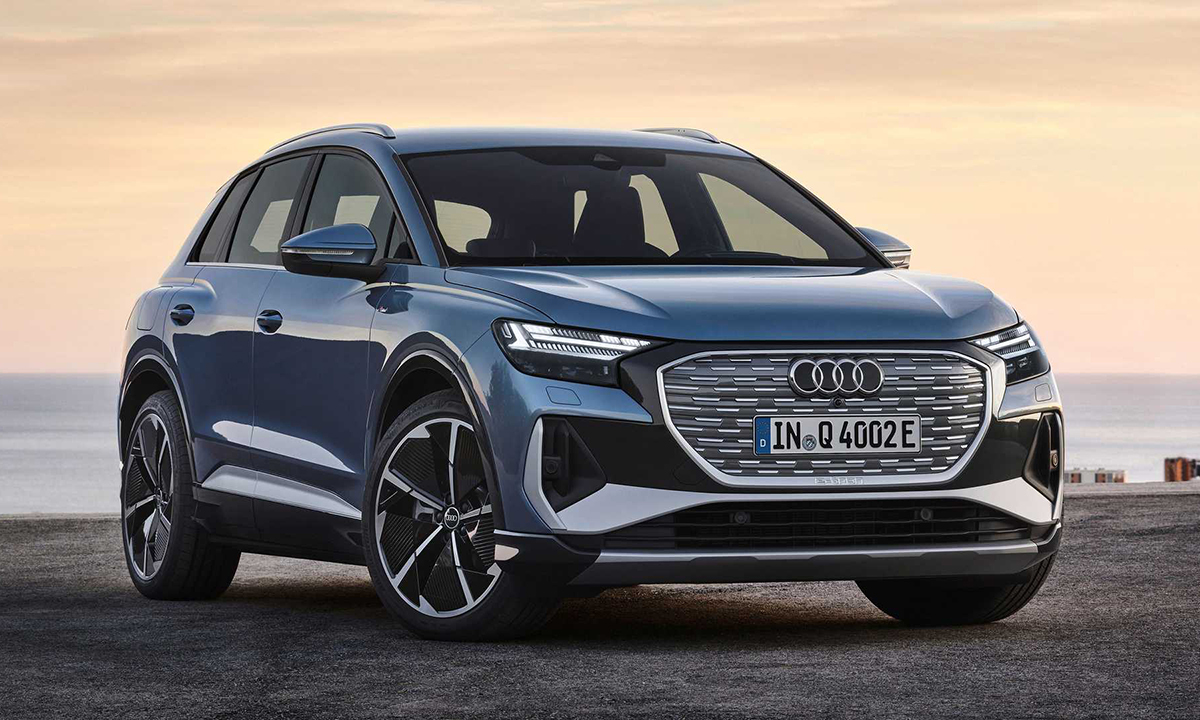 Crossover chạy điện - Q4 e-tron ra mắt tại Mỹ. Ảnh: Audi