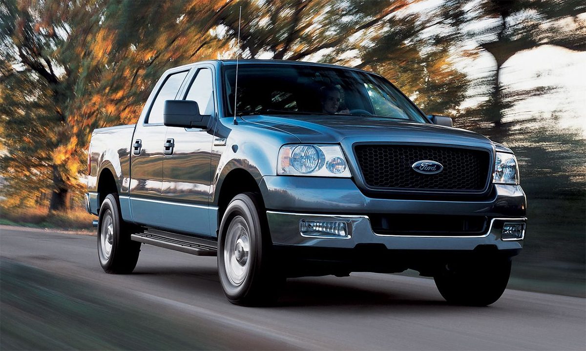Mẫu bán tải cỡ lớn F-150 đời 2004 bị lấy cắp nhiều nhất ở Mỹ năm 2020. Ảnh: Ford