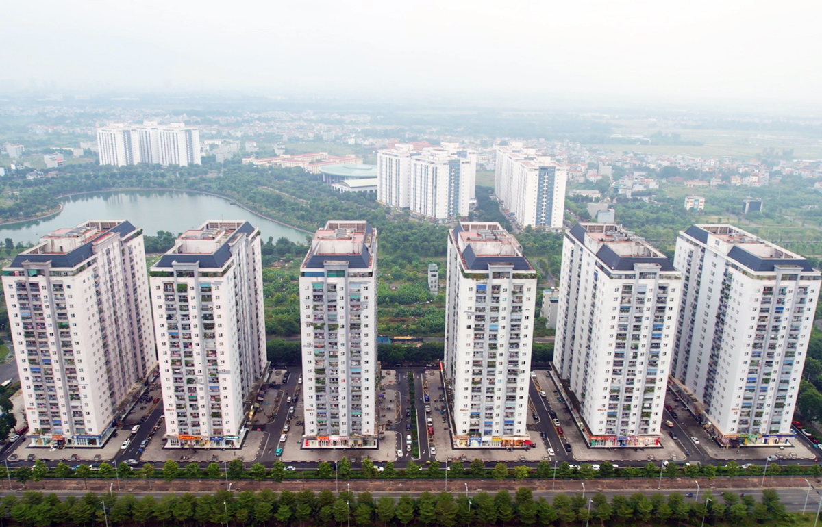 Khu đô thị Thanh Hà, huyện Thanh Oai, Hà Nội. Ảnh: Lộc Chung