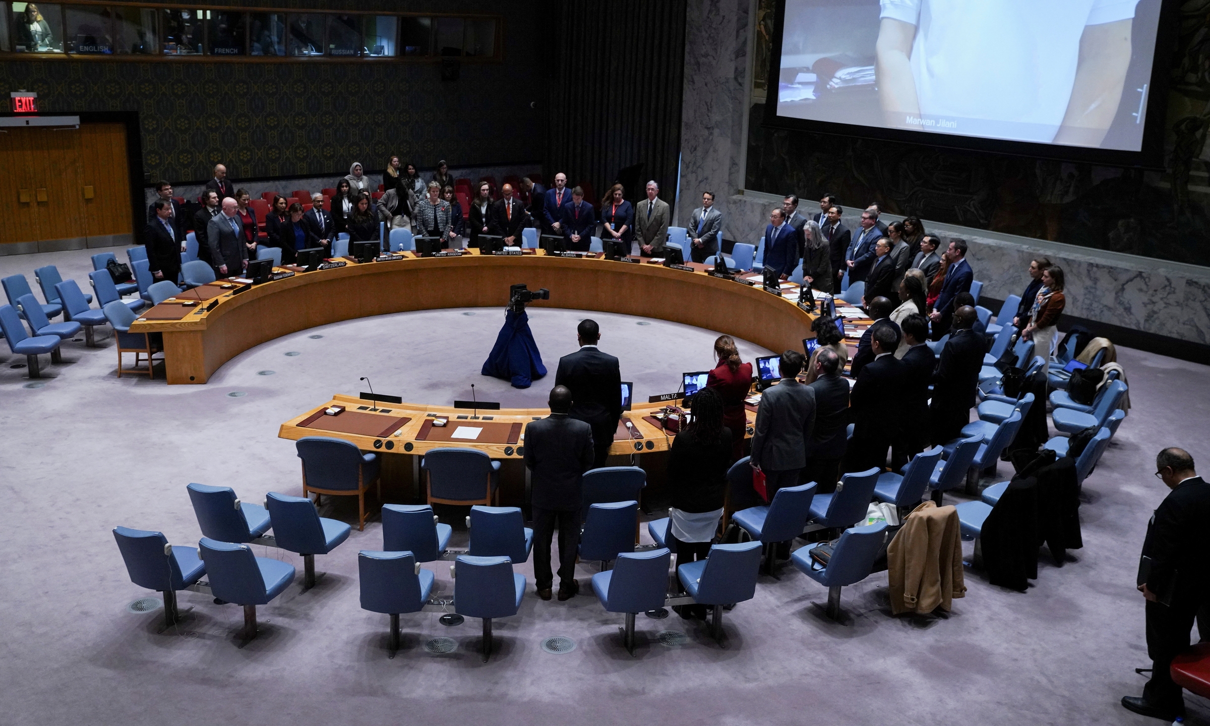 Cuộc họp của Hội đồng Bảo an LHQ tại trụ sở ở New York hôm 10/11. Ảnh: Reuters